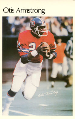 Otis Armstrong Denver Broncos Mini Poster 20/50 Marketcom 46220