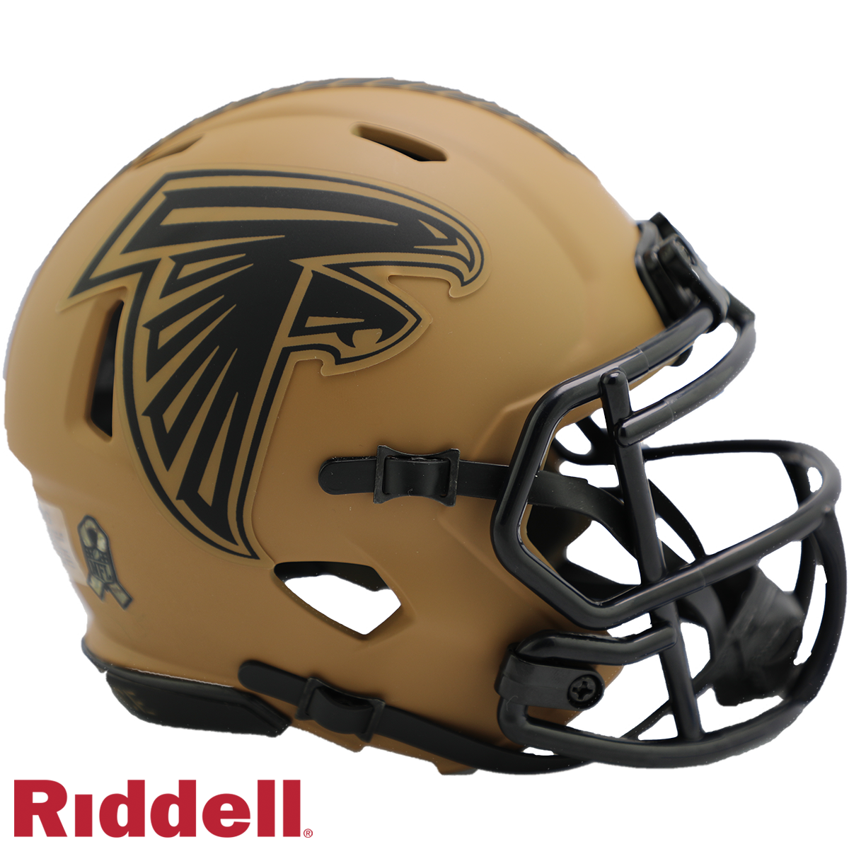 Atlanta Falcons Riddell New In Box 2023 Salute to Service Mini Helmet 42295