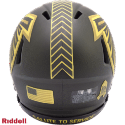 Atlanta Falcons 2025 Salute to Service Riddell Mini Helmet New In Box 54442