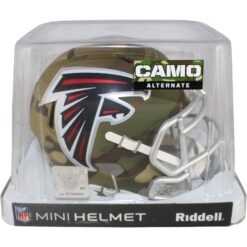 Atlanta Falcons Riddell New In Box Rare Limited Edition Camo Mini Helmet 28804