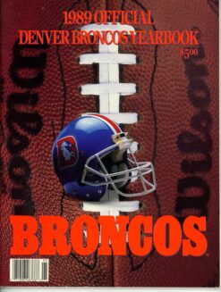 Steve Atwater Bobby Humphrey Autographed Denver Broncos Yearbook Beckett 55765