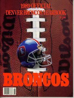 Steve Atwater Bobby Humphrey Autographed Denver Broncos Yearbook Beckett 55766