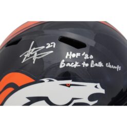 Steve Atwater Autographed Denver Broncos TB F/S Helmet Insc Beckett 47556