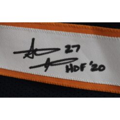 Steve Atwater Autographed/Signed Pro Style Blue XL Jersey HOF Beckett 47532