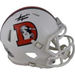 Steve Atwater Autographed/Signed Denver Broncos Alt 23 Mini Helmet Beckett 49069