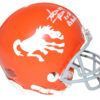 Steve Atwater Autographed Denver Broncos Orange 62-65 Mini Helmet 2 Insc 26279