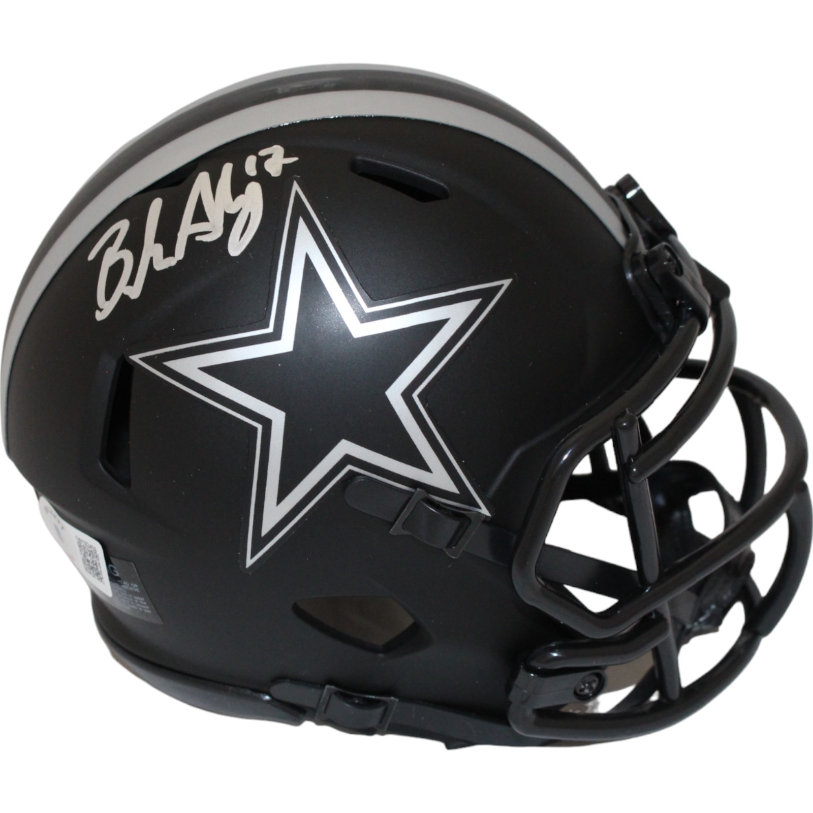 Brandon Aubrey Signed Dallas Cowboys Eclipse Mini Helmet Beckett