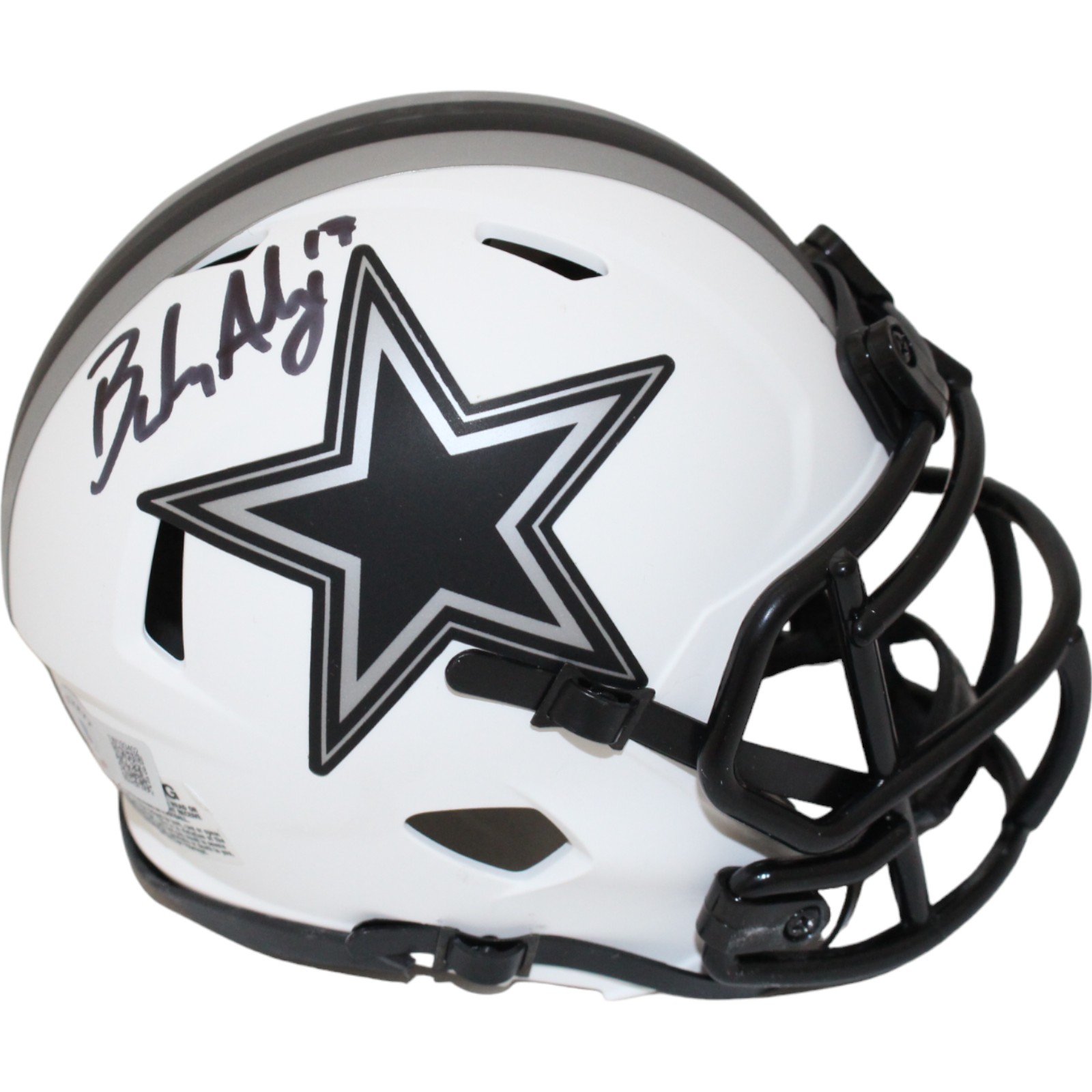 Brandon Aubrey Signed Dallas Cowboys Lunar Mini Helmet Beckett