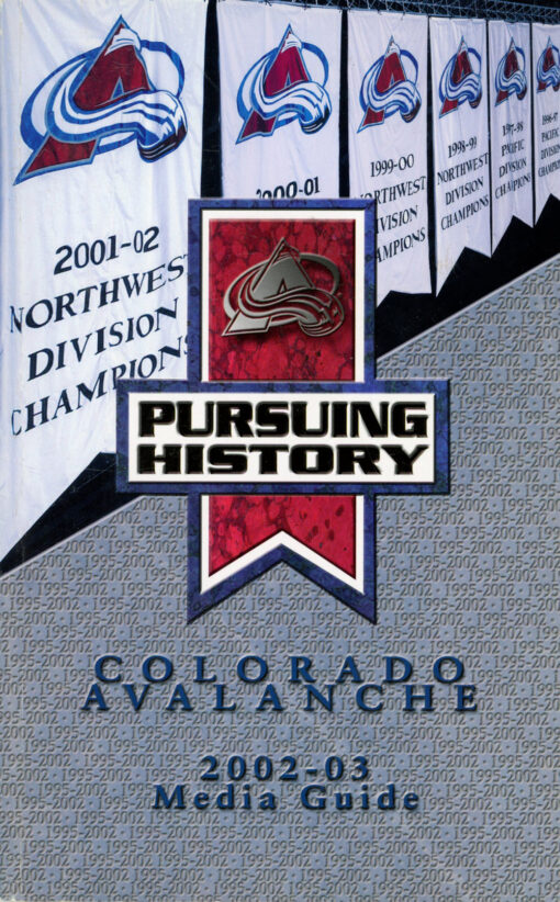 2002-03 Colorado Avalanche Media Guide