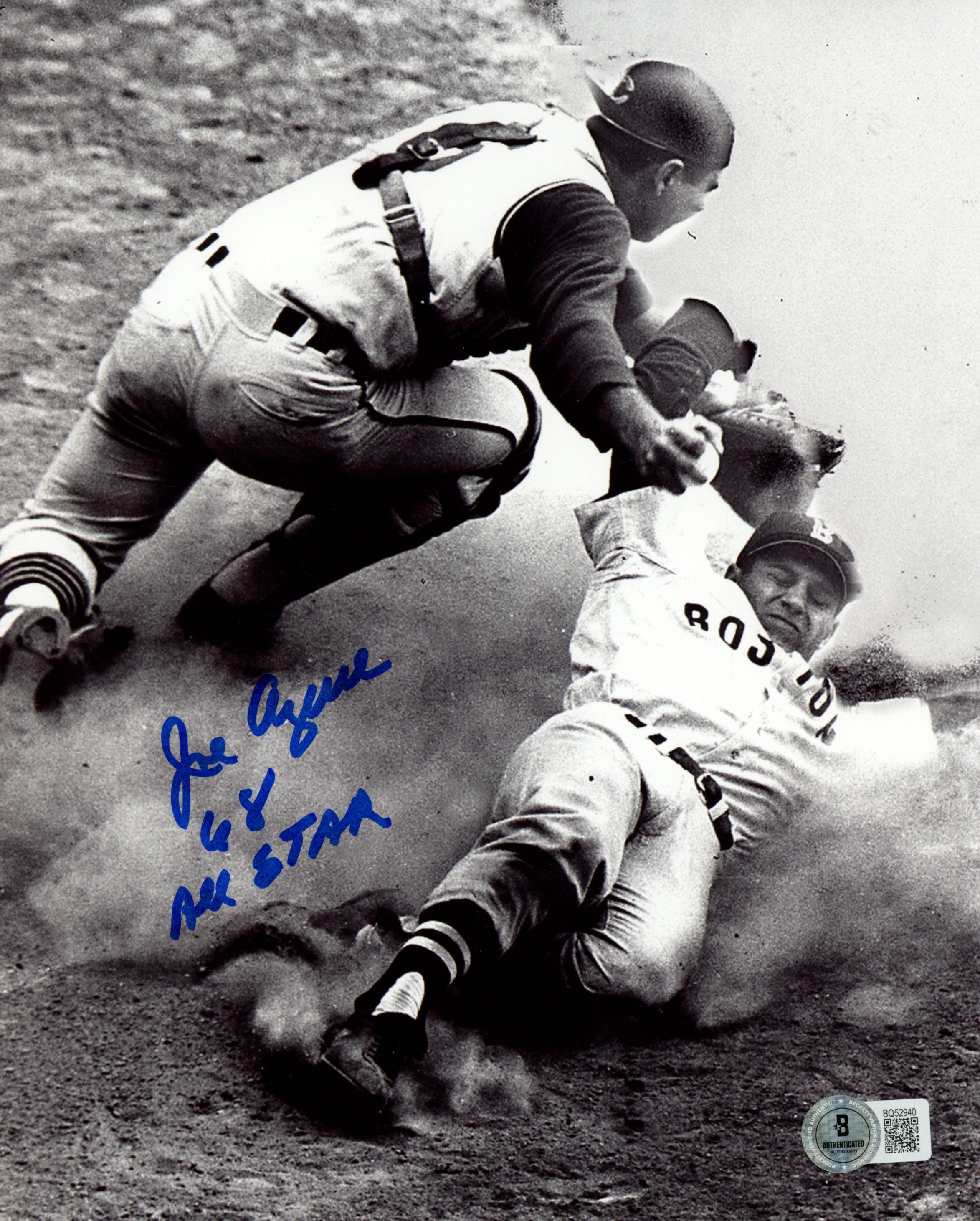 Joe Azcue Autographed/Signed Cleveland Indians 8x10 Photo All Star Beckett 57451