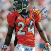 Champ Bailey Autographed/Signed Denver Broncos 8x10 Photo HOF BAS 25722 PF