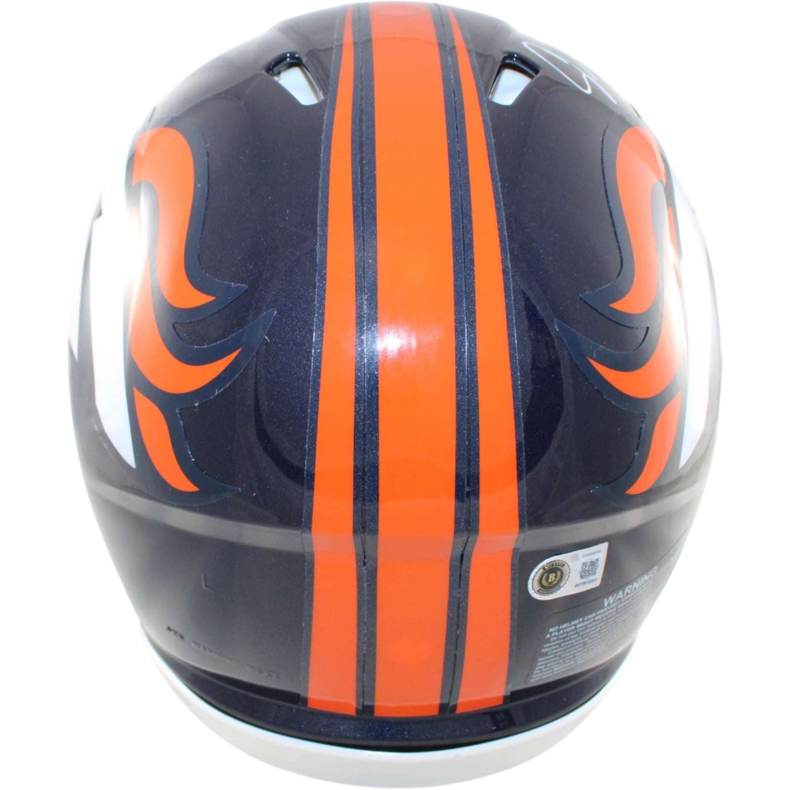 Champ Bailey Autographed Denver Broncos Pro Helmet 97 TB Beckett Witness 58664 3 Champ Bailey Autographed Denver Broncos Pro Helmet 97 TB Beckett Witness 58664