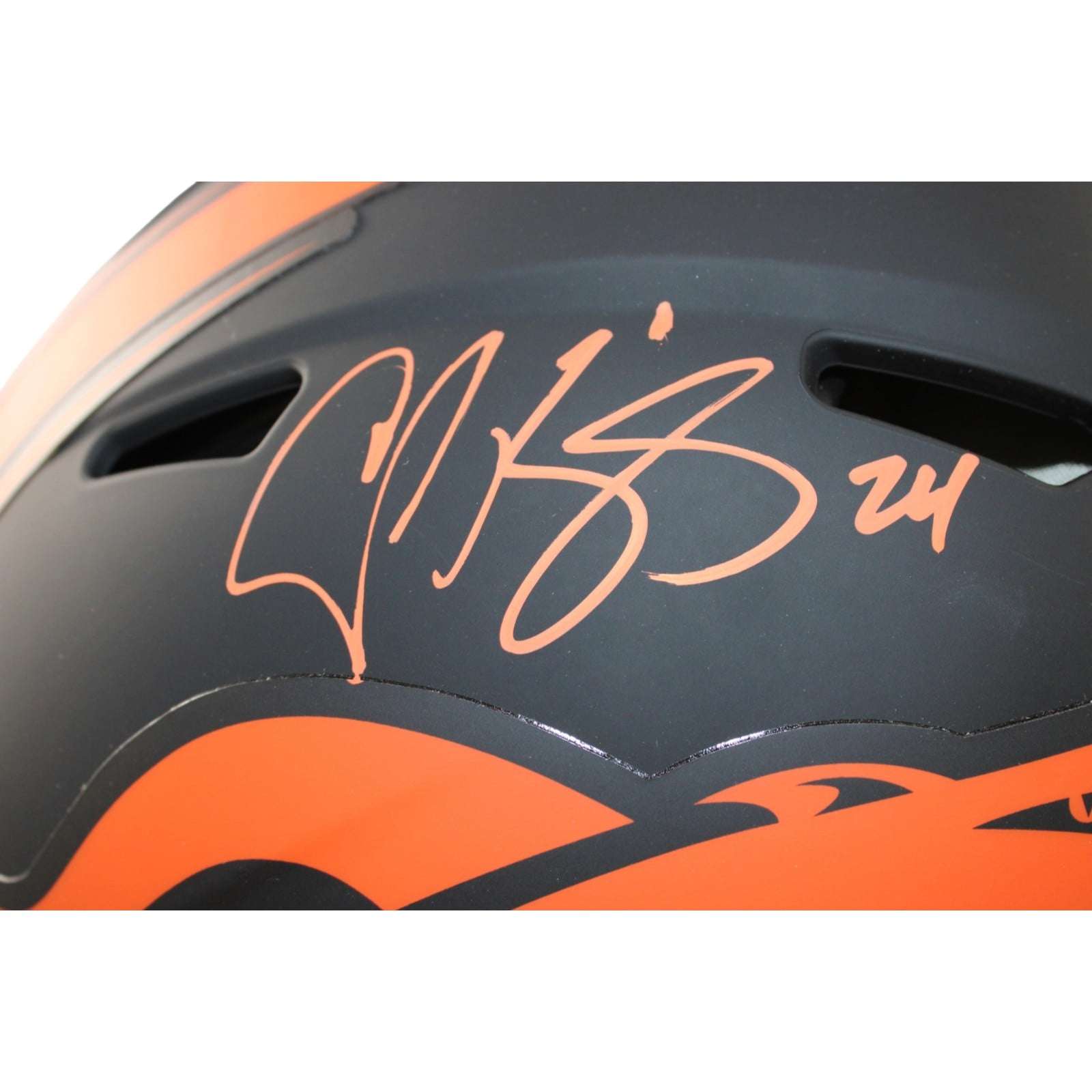 Champ Bailey Autographed Denver Broncos Pro Helmet Eclipse Beckett WIT 58668 2 Champ Bailey Autographed Denver Broncos Pro Helmet Eclipse Beckett WIT 58668
