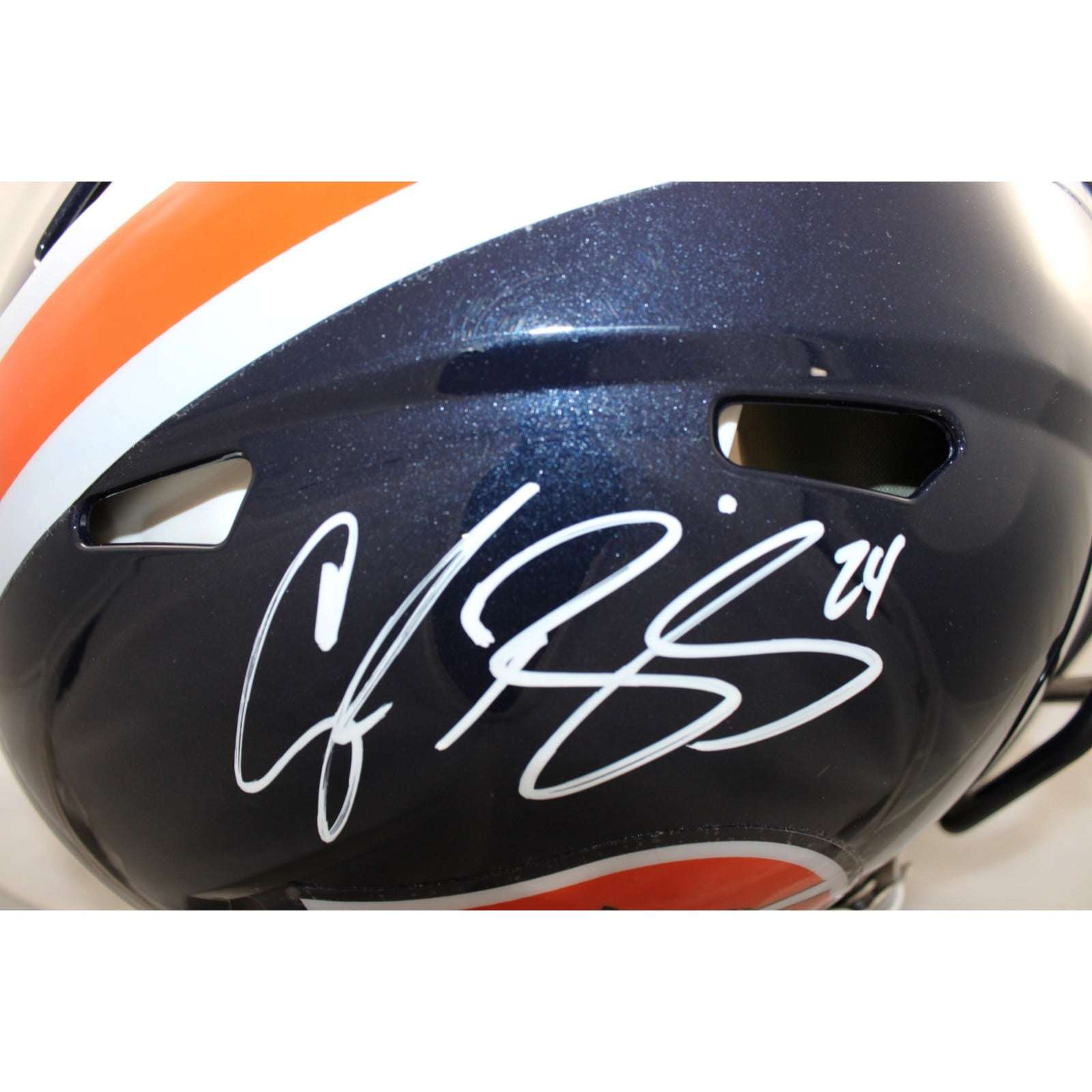 Champ Bailey Autographed Denver Broncos Pro Helmet Color Rush Beckett WIT 58675 2 Champ Bailey Autographed Denver Broncos Pro Helmet Color Rush Beckett WIT 58675