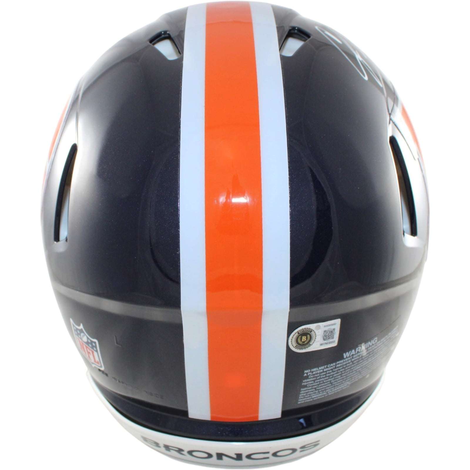 Champ Bailey Autographed Denver Broncos Pro Helmet Color Rush Beckett WIT 58675 3 Champ Bailey Autographed Denver Broncos Pro Helmet Color Rush Beckett WIT 58675