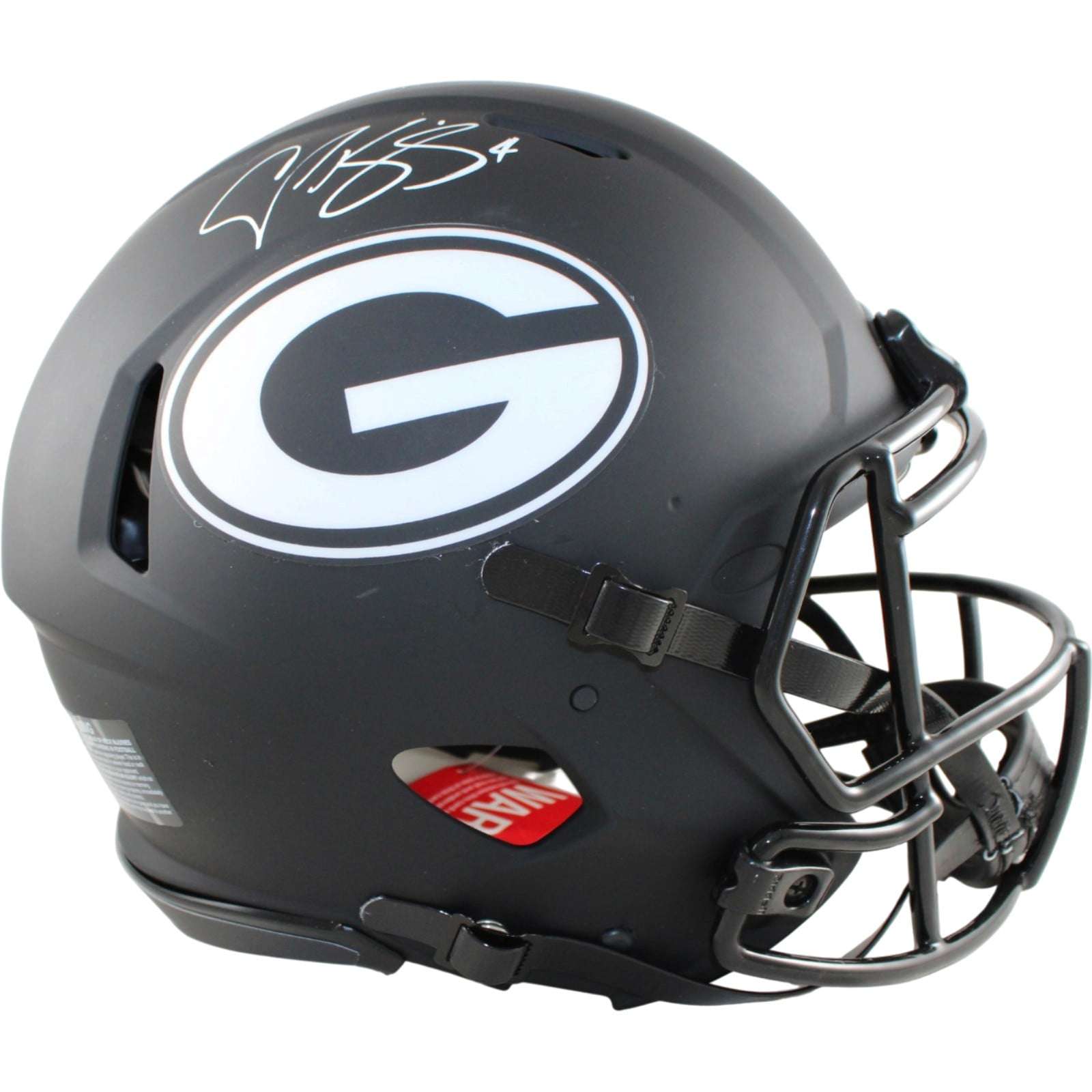 Champ Bailey Autographed Georgia Bulldogs Pro Helmet Eclipse Beckett WIT 58661