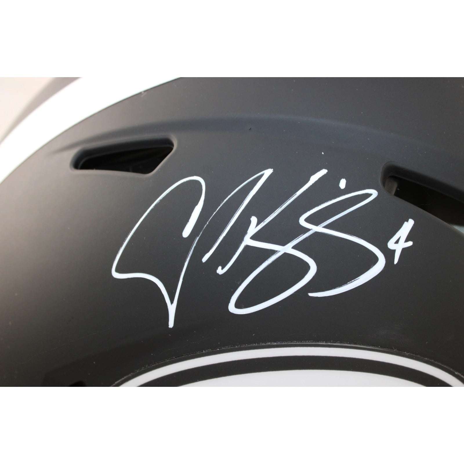 Champ Bailey Autographed Georgia Bulldogs Pro Helmet Eclipse Beckett WIT 58661