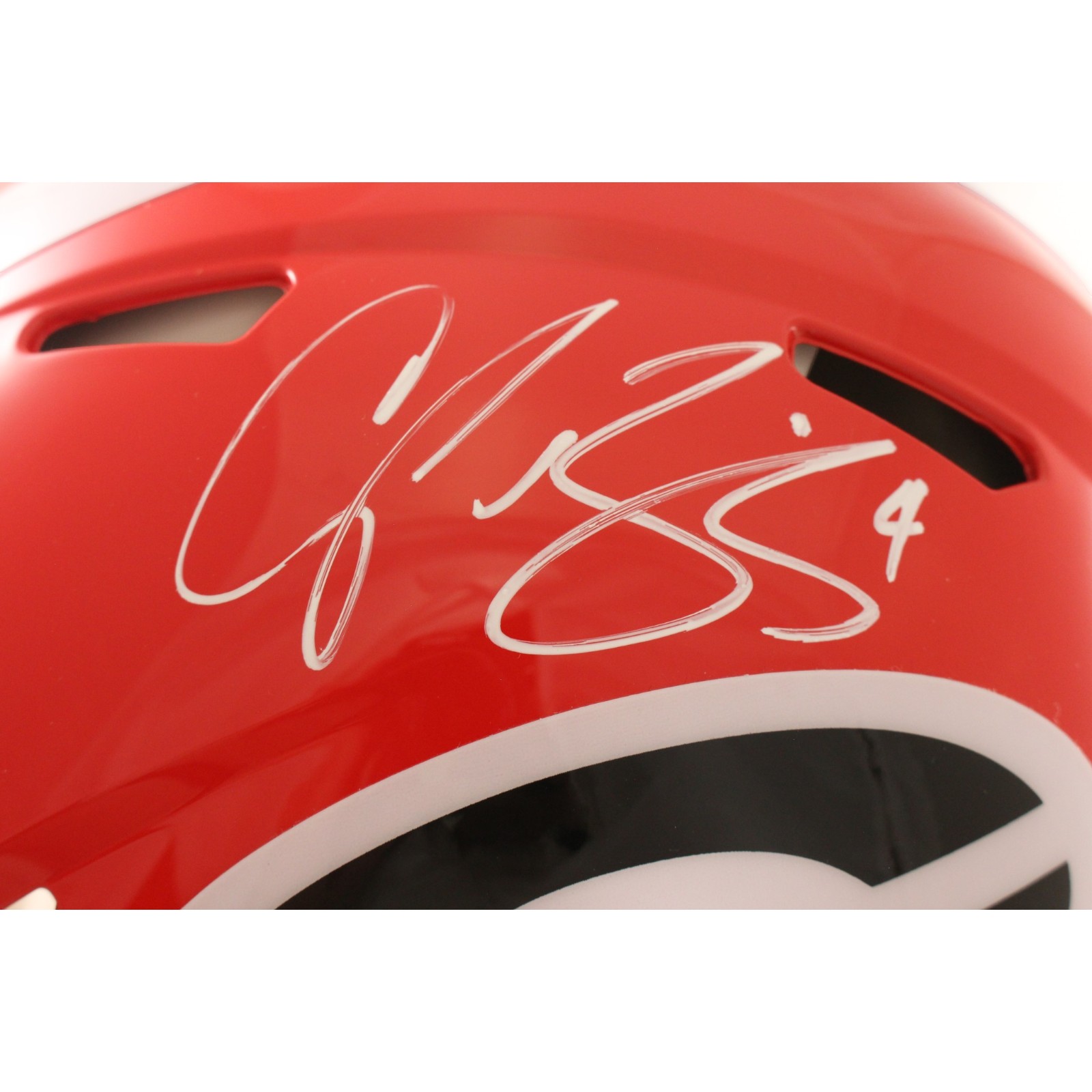 Champ Bailey Autographed Georgia Bulldogs Authentic Helmet Beckett Witness 56344 2 Champ Bailey Autographed Georgia Bulldogs Authentic Helmet Beckett Witness 56344