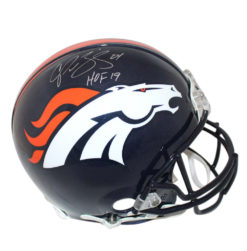 Champ Bailey Autographed/Signed Denver Broncos Authentic Helmet HOF JSA 23972