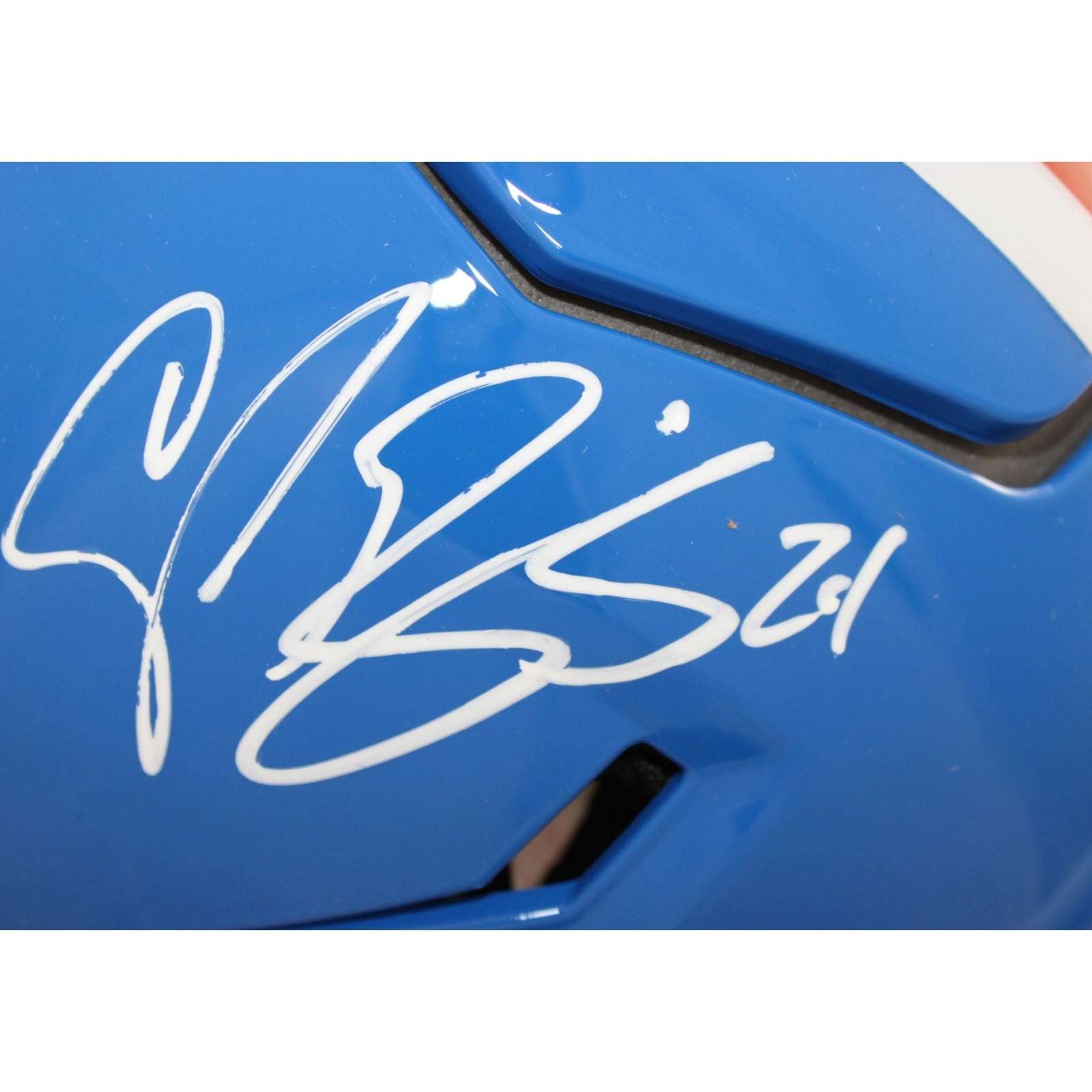 Champ Bailey Autographed Denver Broncos Speedflex Helmet 75 TB Beckett WIT 58666 2 Champ Bailey Autographed Denver Broncos Speedflex Helmet 75 TB Beckett WIT 58666