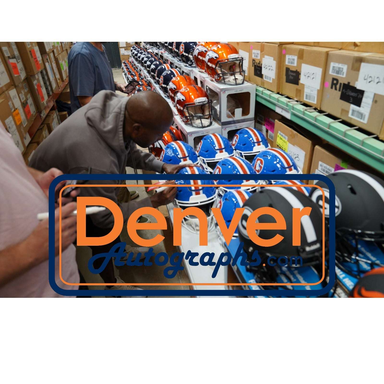 Champ Bailey Autographed Denver Broncos Speedflex Helmet 75 TB Beckett WIT 58666 7 Champ Bailey Autographed Denver Broncos Speedflex Helmet 75 TB Beckett WIT 58666