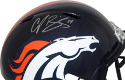 Champ Bailey Autographed/Signed Denver Broncos Speed Replica Helmet JSA 21207