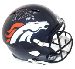 Champ Bailey Autographed Denver Broncos Speed Replica Helmet HOF JSA 23975