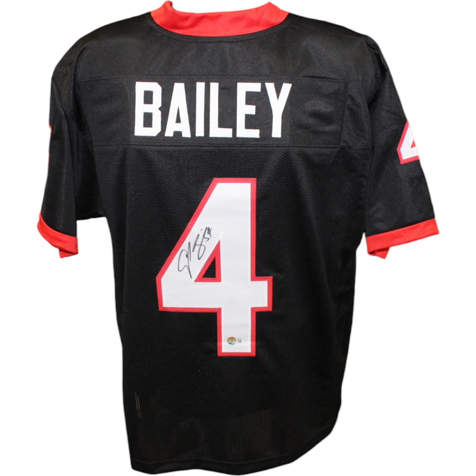 Champ Bailey Autographed/Signed College Style Black Jersey Beckett