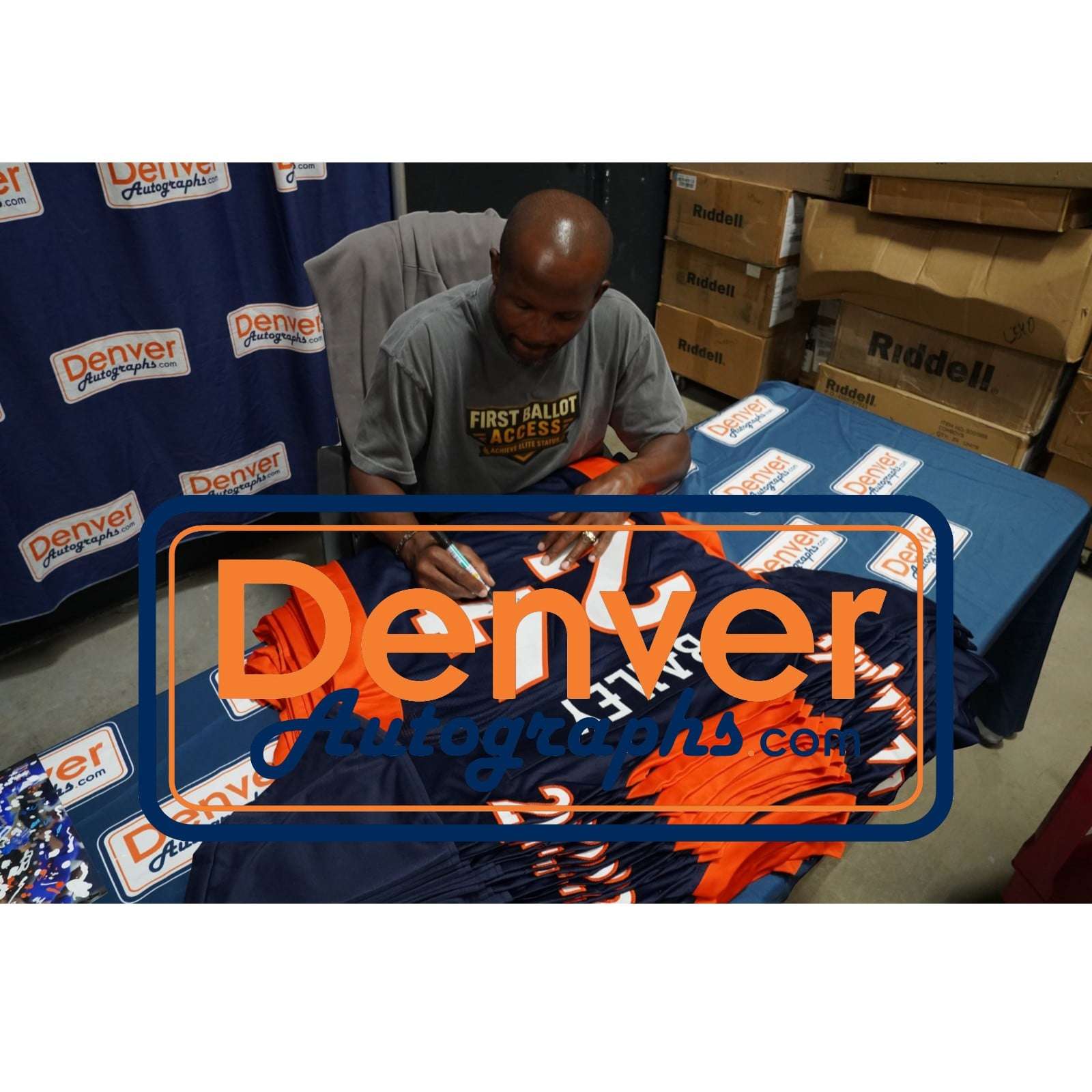 Champ Bailey Autographed Denver Broncos Jersey Blue Beckett Witness 58653 5 Champ Bailey Autographed Denver Broncos Jersey Blue Beckett Witness 58653