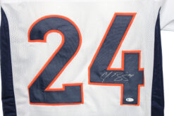Champ Bailey Autographed/Signed Pro Style White XL Jersey BAS 30548