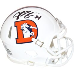Champ Bailey Autographed/Signed Denver Broncos 23 Alt Mini Helmet Beckett 48653