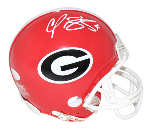 Champ Bailey Autographed/Signed Georgia Bulldogs Mini Helmet JSA 21716