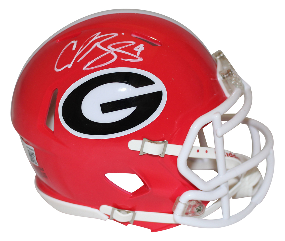 Champ Bailey Autographed Georgia Bulldogs Speed Mini Helmet Beckett