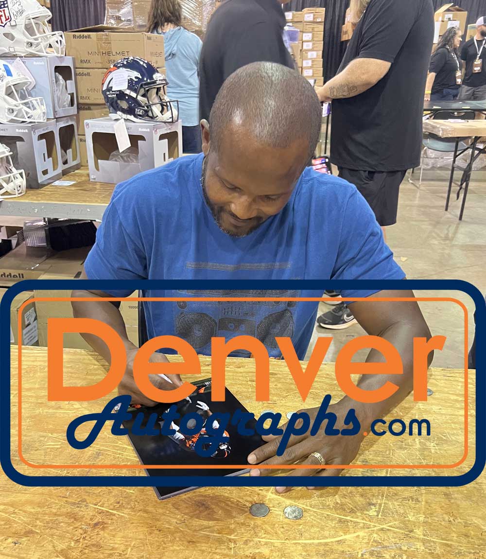 Champ Bailey Autographed Denver Broncos 8x10 Photo  Beckett