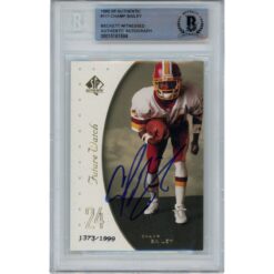 Champ Bailey Autographed 1999 Upper Deck SP #111 Trading Card Beckett 49342