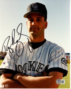 Roger Bailey Autographed/Signed Colorado Rockies 8x10 Photo Beckett 55874