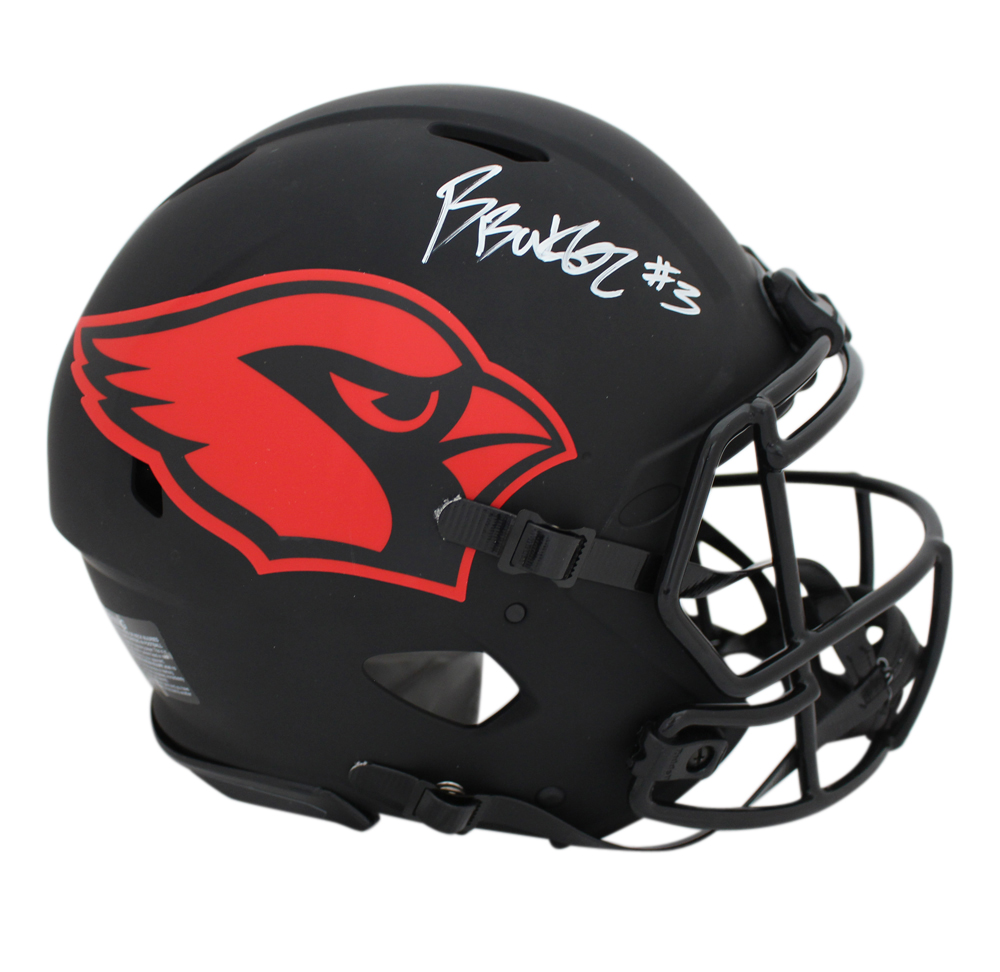 Budda Baker Signed Arizona Cardinals Authentic Eclipse Speed Helmet BAS