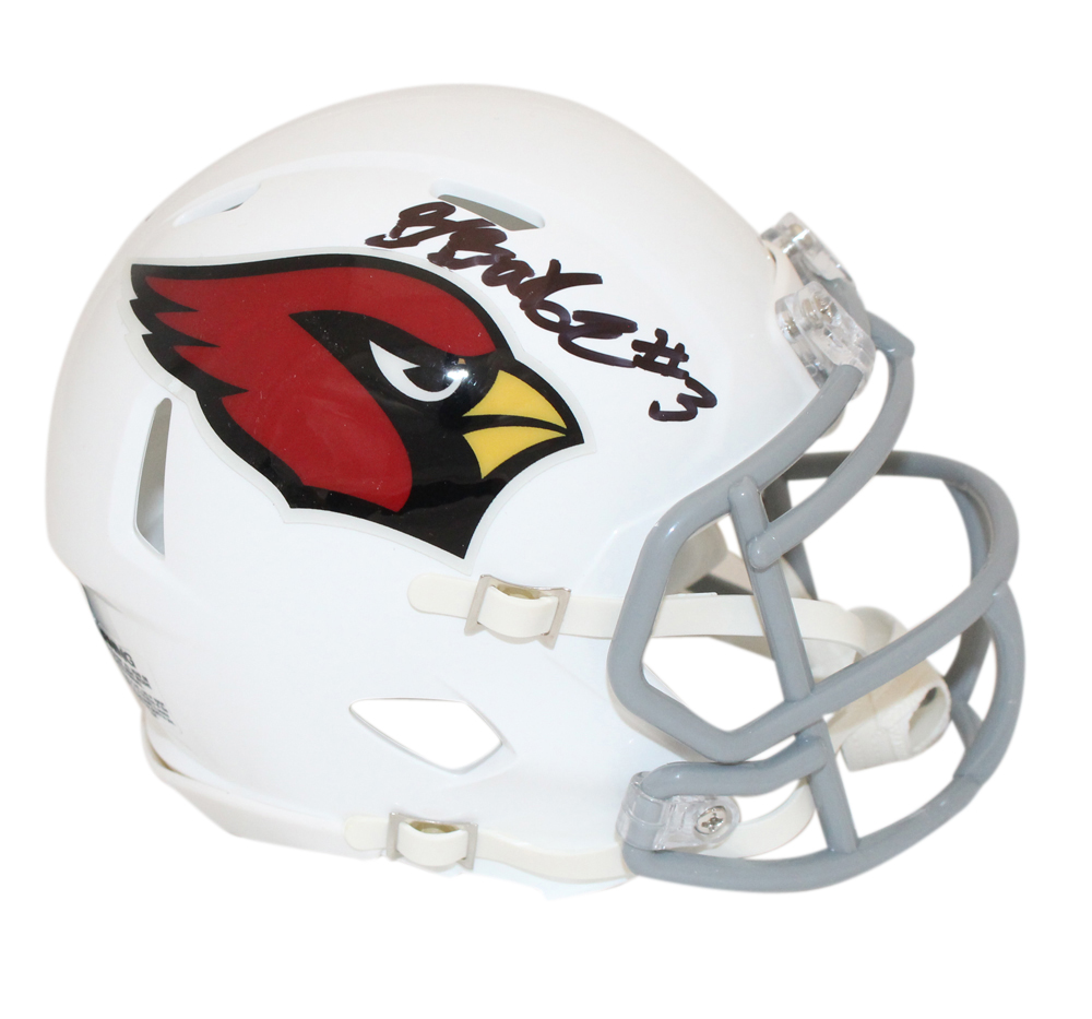 Budda Baker Autographed Arizona Cardinals Speed Mini Helmet Beckett
