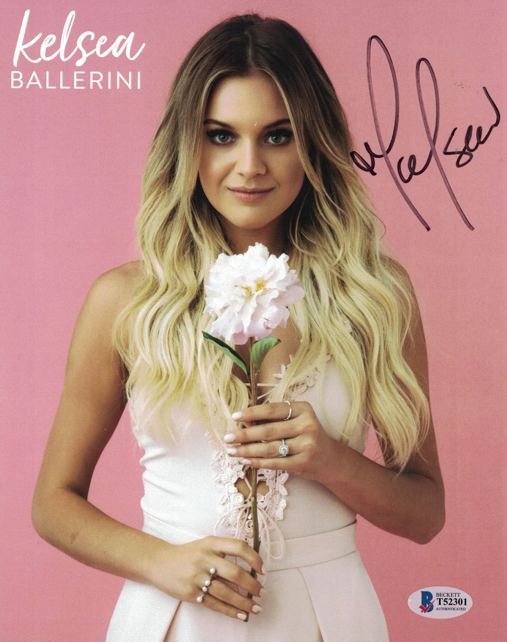 Kelsea Ballerini Autographed/Signed 8x10 Photo BAS 27295