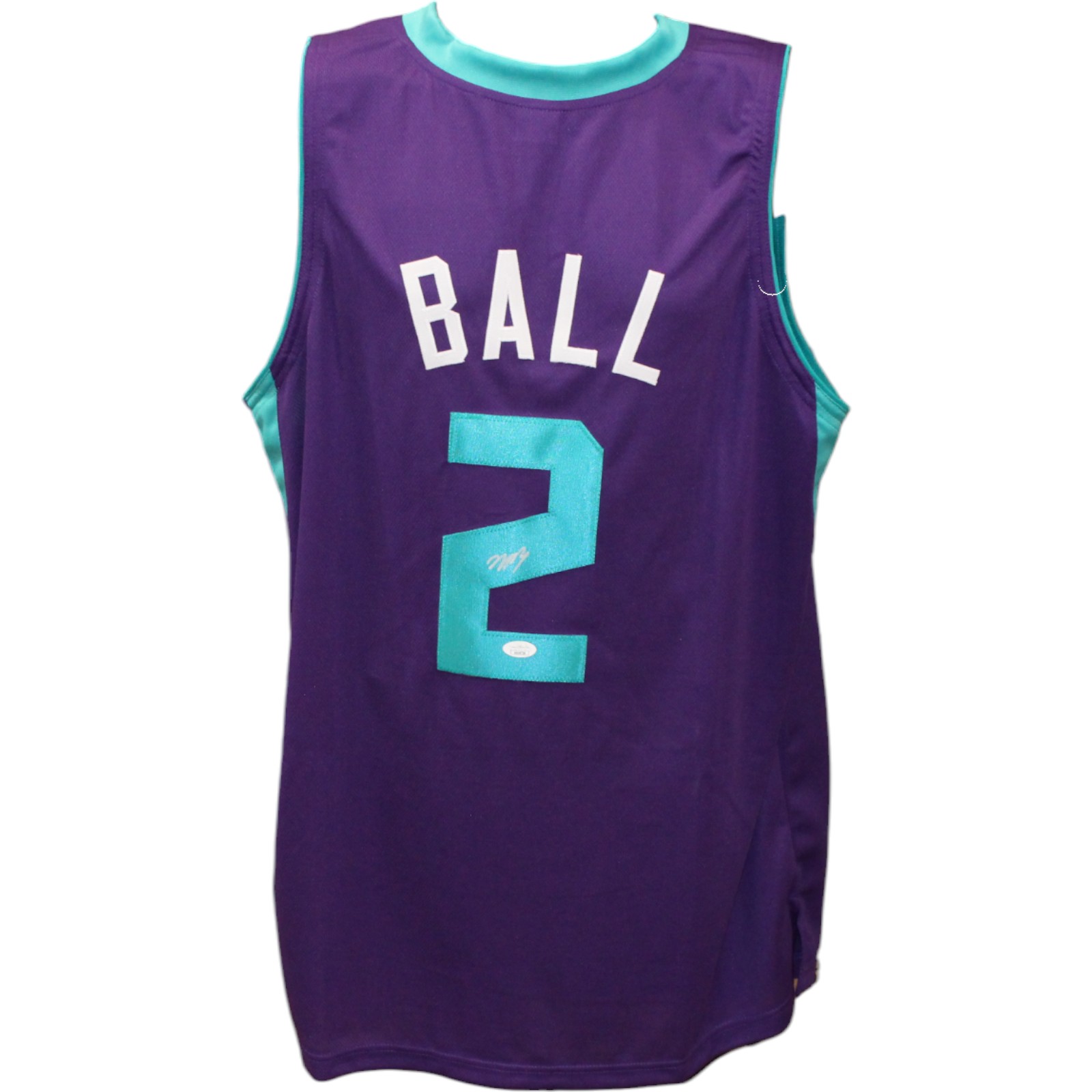 Lamelo Ball Autographed/Signed Pro Style Purple Jersey JSA