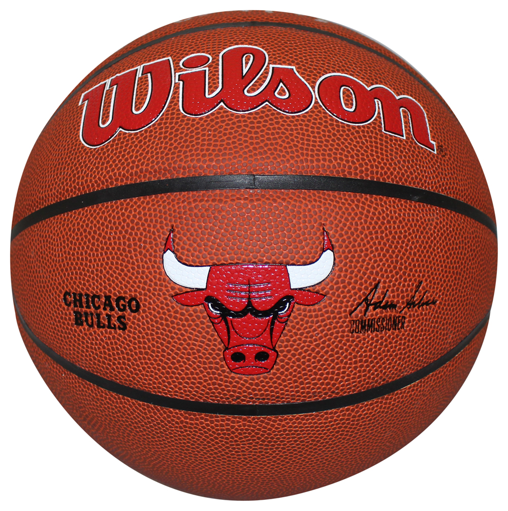 Lonzo Ball Autographed/Signed Wilson Chicago Bulls Basketball Go Bulls FAN