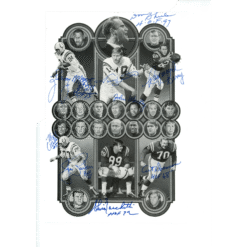 Johnny Unitas Don Shula +7 Autographed Baltimore Colts B&W 7x10 Photo PSA 55128