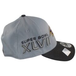 Baltimore Ravens Super Bowl XLVII Grey New Era Fitted Stretch M-L Hat 56037