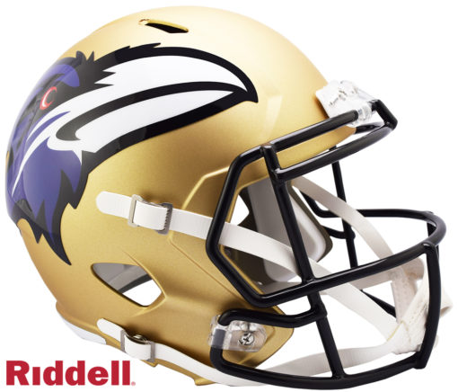 Baltimore Ravens Full Size AMP Speed Replica Helmet New In Box 10349