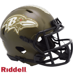 Baltimore Ravens Riddell New In Box 2022 Salute to Service Mini Helmet 35118