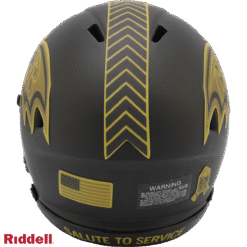 Baltimore Ravens 2025 Salute to Service Riddell Mini Helmet New In Box 54445