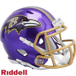 Baltimore Ravens Flash Speed Mini Helmet Riddell New In Box 30711