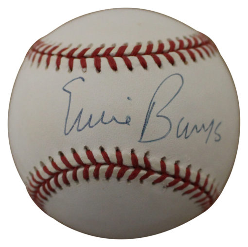 Ernie Banks Autographed/Signed Chicago Cubs National League Baseball BAS 13291