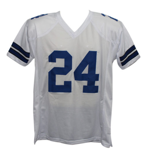 Marion Barber Autographed/Signed Pro Style White XL Jersey Beckett