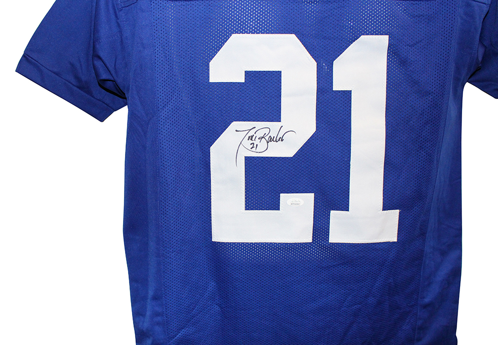 Tiki barber signed jersey cheap